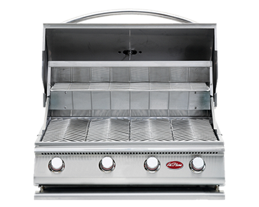 A state of the art 4 burner BBQ grill