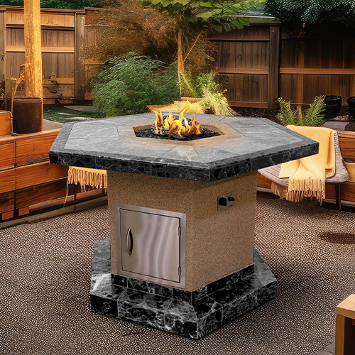 A fire pit